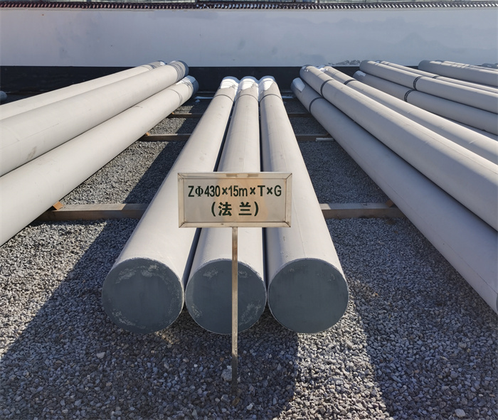 丹阳430×15米×T×G砼电力电杆